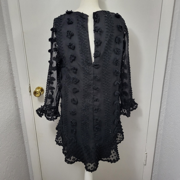La Ros Black Shift Dress Medium - Picture 6 of 13